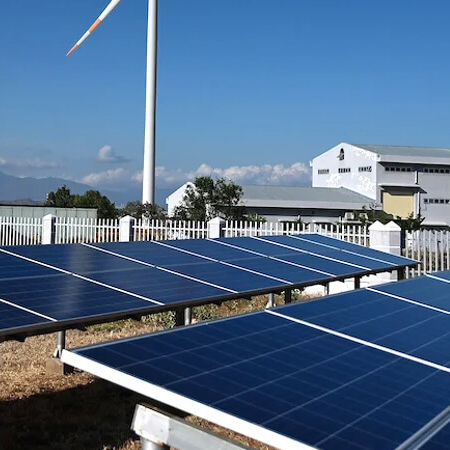 Kommerzielles 15-kW-Hybrid-Solarsystem in China