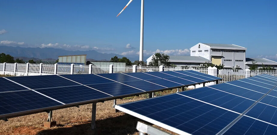 Kommerzielles 15-kW-Hybrid-Solarsystem in China